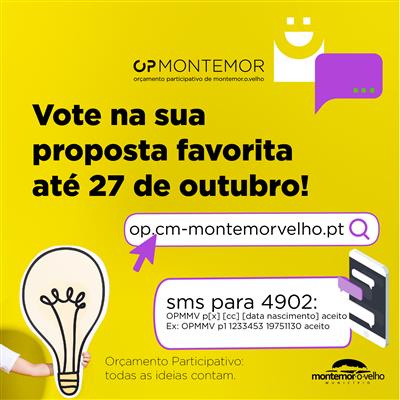 Orçamento Participativo de Montemor-o-Velho em votação até 27 de outubro